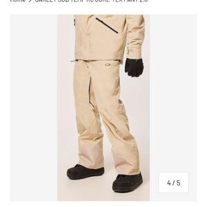 Oakley Women's White Reg Fit Biozone FN Dry 10K Snowboarding Pants Size Med NWOT